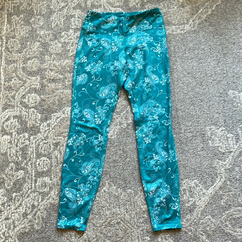 Athleta base layer in fun paisley print